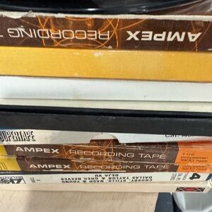 Ampex Recording Tape Collection Lot of recorded reel to reel tape